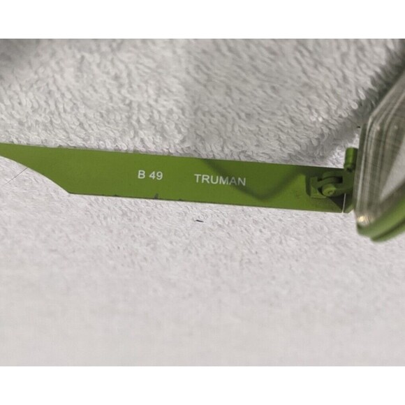 Vintage Lunettes Anne et Valentin Truman B 49 Eyeglasses Green Titanium Frames main image 4